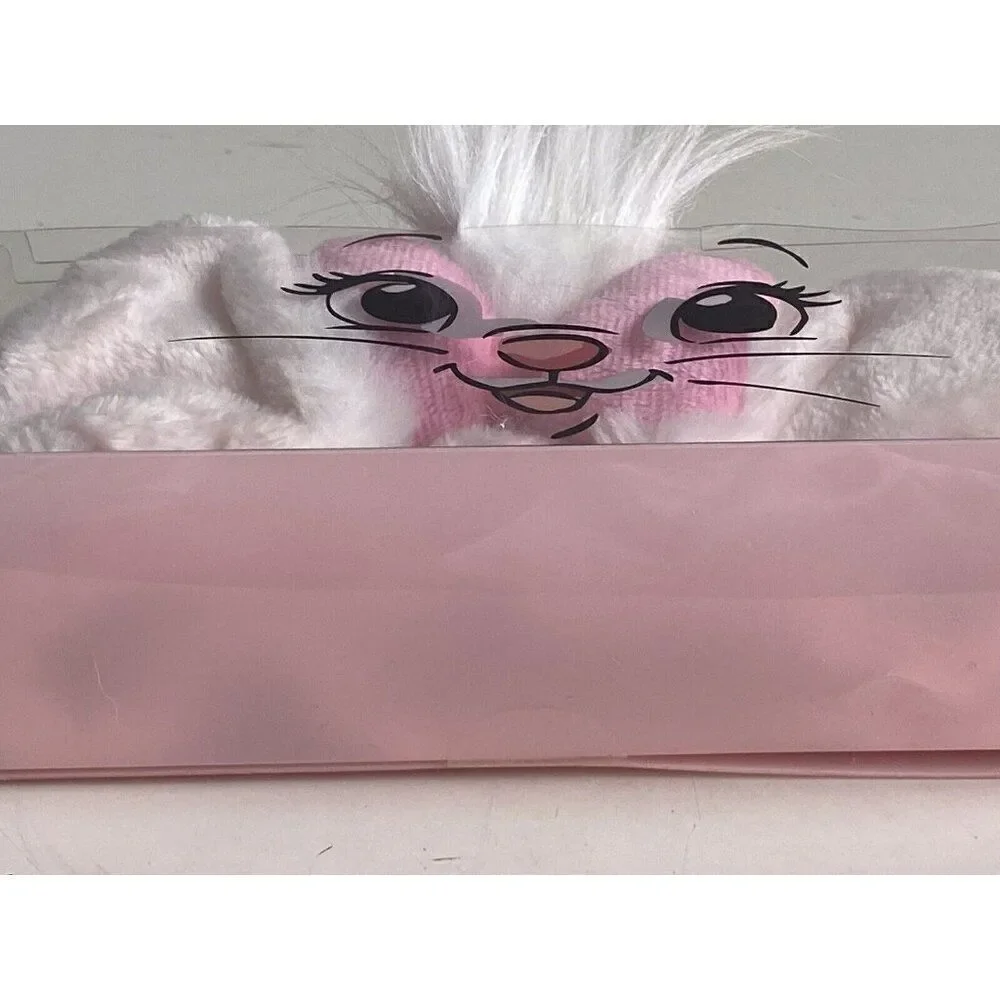 Disney's The Aristocats‎ Marie Fluffy Spa Headband Pink White Cat Ears Bow NEW
